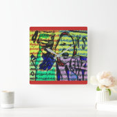 #LetLizSpeak Vierkante Klok (Huis)