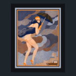 "L'Etourdie" Art Deco 1927 Poster<br><div class="desc">1927 Art Deco Print door Fabius Lorenzi getiteld "L'Etourdie.</div>