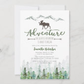 Let's Adventure Begin Forest Baby Shower Kaart (Voorkant)