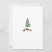 Let's Adventure Begin Forest Baby Shower Kaart (Achterkant)