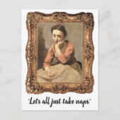 Let's All Just Take Naps beroemd gemaakt door Funn Briefkaart (Voorkant)