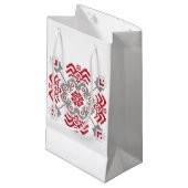 Lets Auseklis Folk art geometric medallion Klein Cadeauzakje (Voorkant Gekanteld)