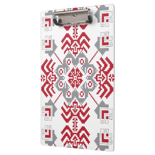 Lets Auseklis Folk art geometric medallion Klembord (Links)