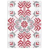 Lets Auseklis Folk art geometric medallion Klembord (Achterkant)