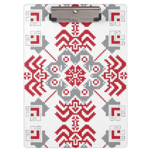 Lets Auseklis Folk art geometric medallion Klembord
