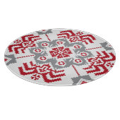 Lets Auseklis Folk art geometric medallion Snijplank (Hoek)