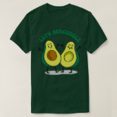Lets Avacuddle grappige avocado T-shirt (Design voorkant)