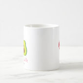 Let's Avocuddle - Aangepaste Avocado-paarnamen Koffiemok (Center)