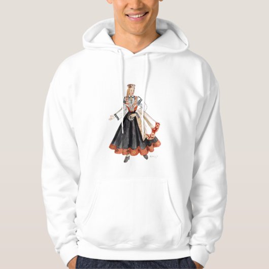 Lets Bartas-ontwerp Hoodie (Voorkant)