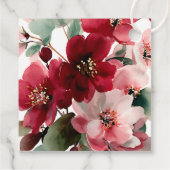 Let's Be Merry Christmas Bridal Shower Bedankjes Labels (Achterkant)