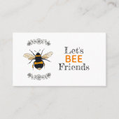 Let's Bee Friends Play Datum Contact Contactkaartje (Voorkant)