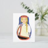 Lets Blonde Matryoshka Briefkaart (Staand voorkant)