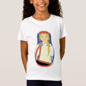 Lets Blonde Matryoshka Girls' T-Shirt (Voorkant)