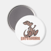 Lets Bounce Kangaroo Magneet (Voorkant / Achterkant)