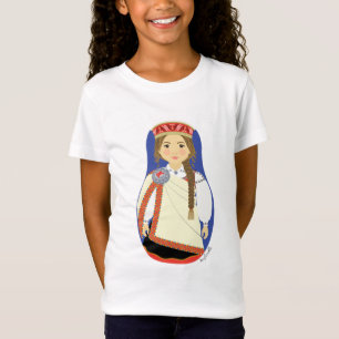 Lets Brunette Matryoshka Girls' T-Shirt