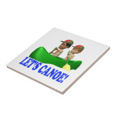 Lets Canoe Tegeltje (Zijkant)