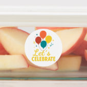 Let's Celebrate - Fun Balloon Sticker  (Aangebracht)
