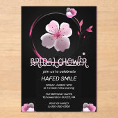 Let's Celebrate Invitation Sjabloon, bewerkbare Su Acryl Uitnodigingen (Voorkant)