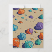 Let's Celebrate Invitation Sjabloon, bewerkbare Su Kaart (Achterkant)