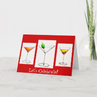 Let's Celebrate! Martini Cosmo Cocktail Drinken