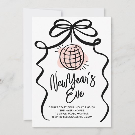 Let's Celebrate New Year's Eve Kaart (Voorkant)