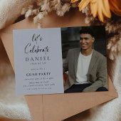 Let's Celebrate! Script Photo Afstudeerder Party B Kaart