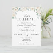 Let's Celebrate! Surprise Pensioen Partij Kaart (Staand voorkant)