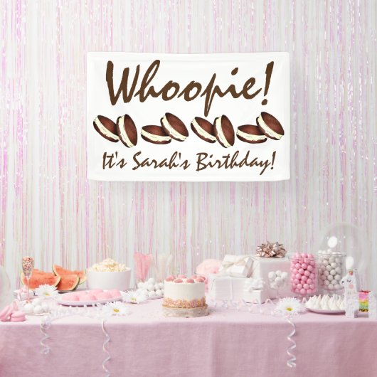 Let's Celebrate! Whoopie Pies Birthday Party Spandoek (Feest)
