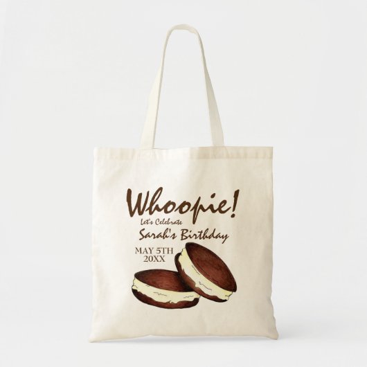 Let's Celebrate! Whoopie Pies Birthday Party Tote Bag (Voorkant)