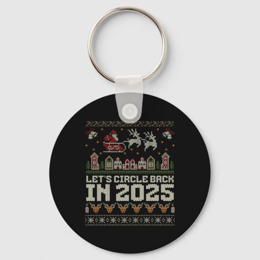 Let's Circle CK in 2025 Kerst Sleutelhanger (Voorkant)