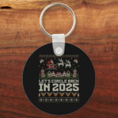 Let's Circle CK in 2025 Kerst Sleutelhanger (Voorkant)
