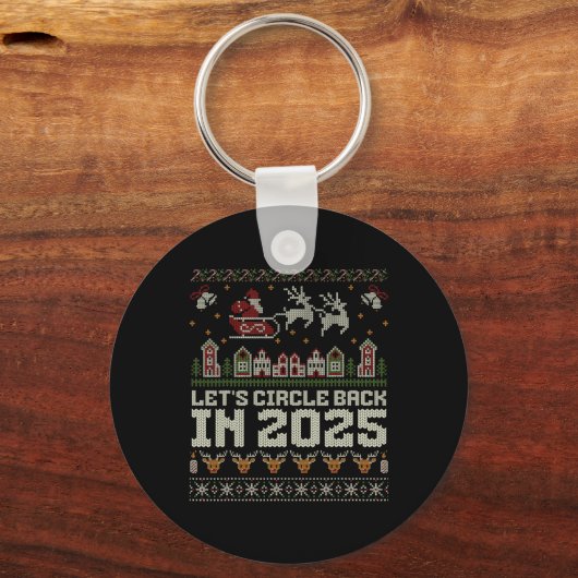 Let's Circle CK in 2025 Kerst Sleutelhanger (Voorkant)