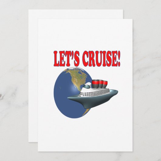 Lets Cruise 2 Kaart (Voorkant / Achterkant)