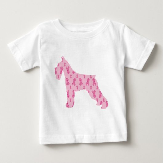 Lets Cure Cancer Ribbon Schnauzer (Voorkant)