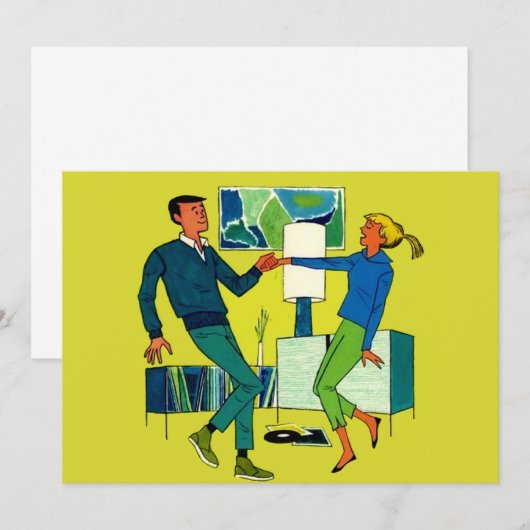 Let's Dance Kaart (Voorkant / Achterkant)