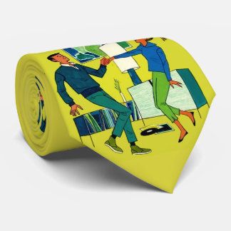 Let's Dance print Stropdas