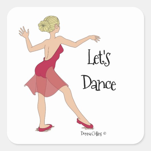 Let's Dance Sticker (Voorkant)