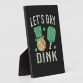 Let's day dink funny pickleball fotoplaat (Zijkant)