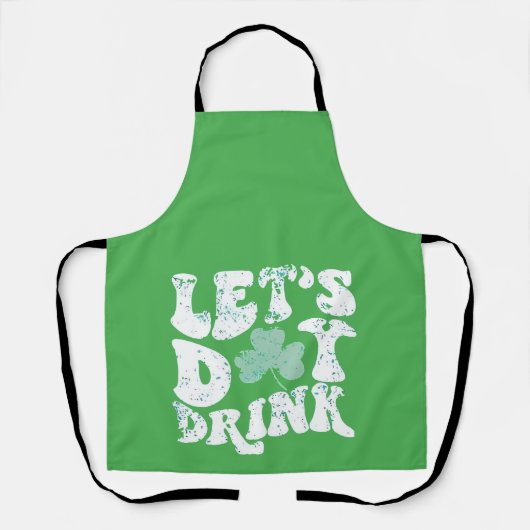 Let's Day Drink St Patrick Paddy Lucky Charm Schort (Voorkant)