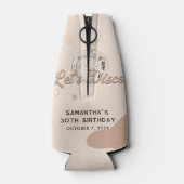 Lets Disco 30th Birthday Groovy 70s Party Custom Flesjeskoeler (Achterkant)