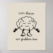 Let's Discuss our problems here Poster (Voorkant)