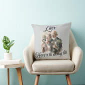 "Let's Do Life" Throw Pillow Kussen (Stoel)