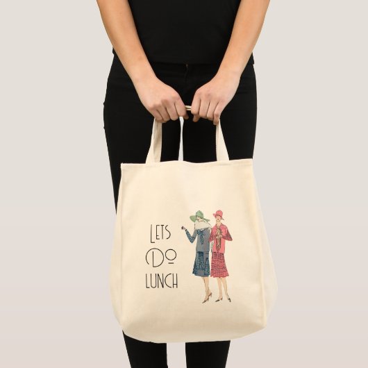 Lets Do Lunch  Dames Tote Bag (Voorkant (product))