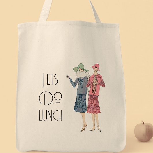 Lets Do Lunch Dames Tote Bag