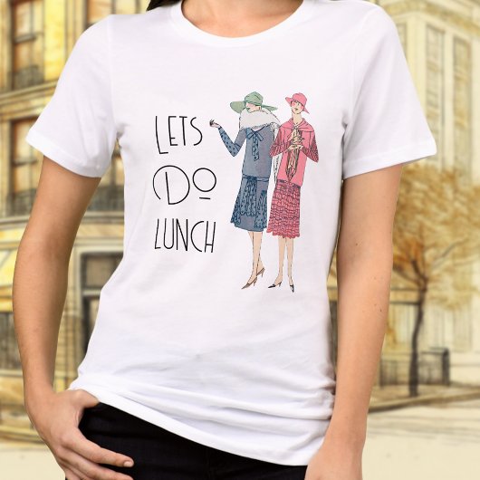 Lets Do Lunch  DAMES Tri-Blend Shirt