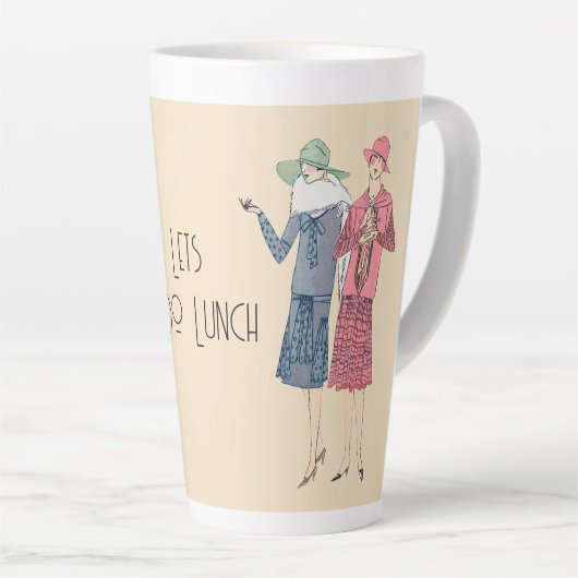 Lets Do Lunch Latte Mok (Rechterhoek)