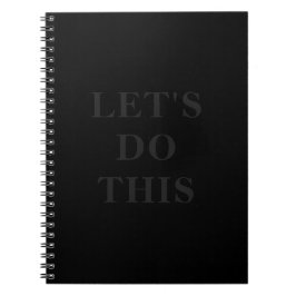 Let's Do This - 6,5 inch x 8,75 inch Classic Notit Notitieboek