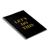 Let's Do This - 6,5 inch x 8,75 inch Classic Notit Notitieboek (Rechterzijde)