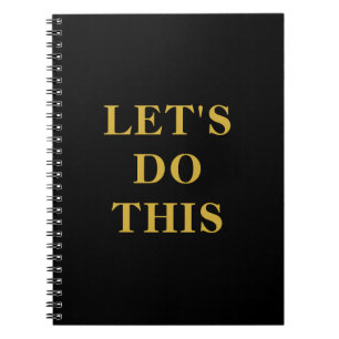 Let's Do This - 6,5 inch x 8,75 inch Classic Notit Notitieboek