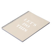 Let's Do This - 6,5 inch x 8,75 inch Classic Notit Notitieboek (Linkerzijde)